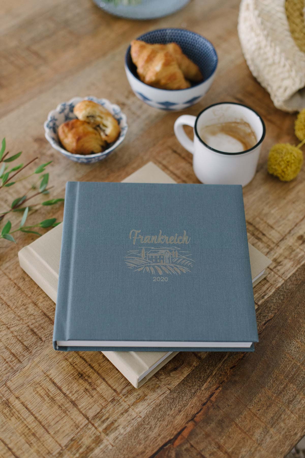 Premium photo album with custom laser etched title