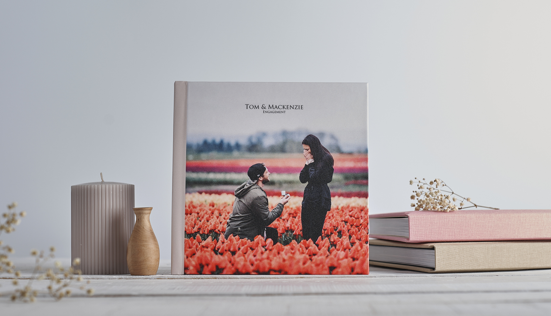 Engagement Photo Book, Engagement Album Design