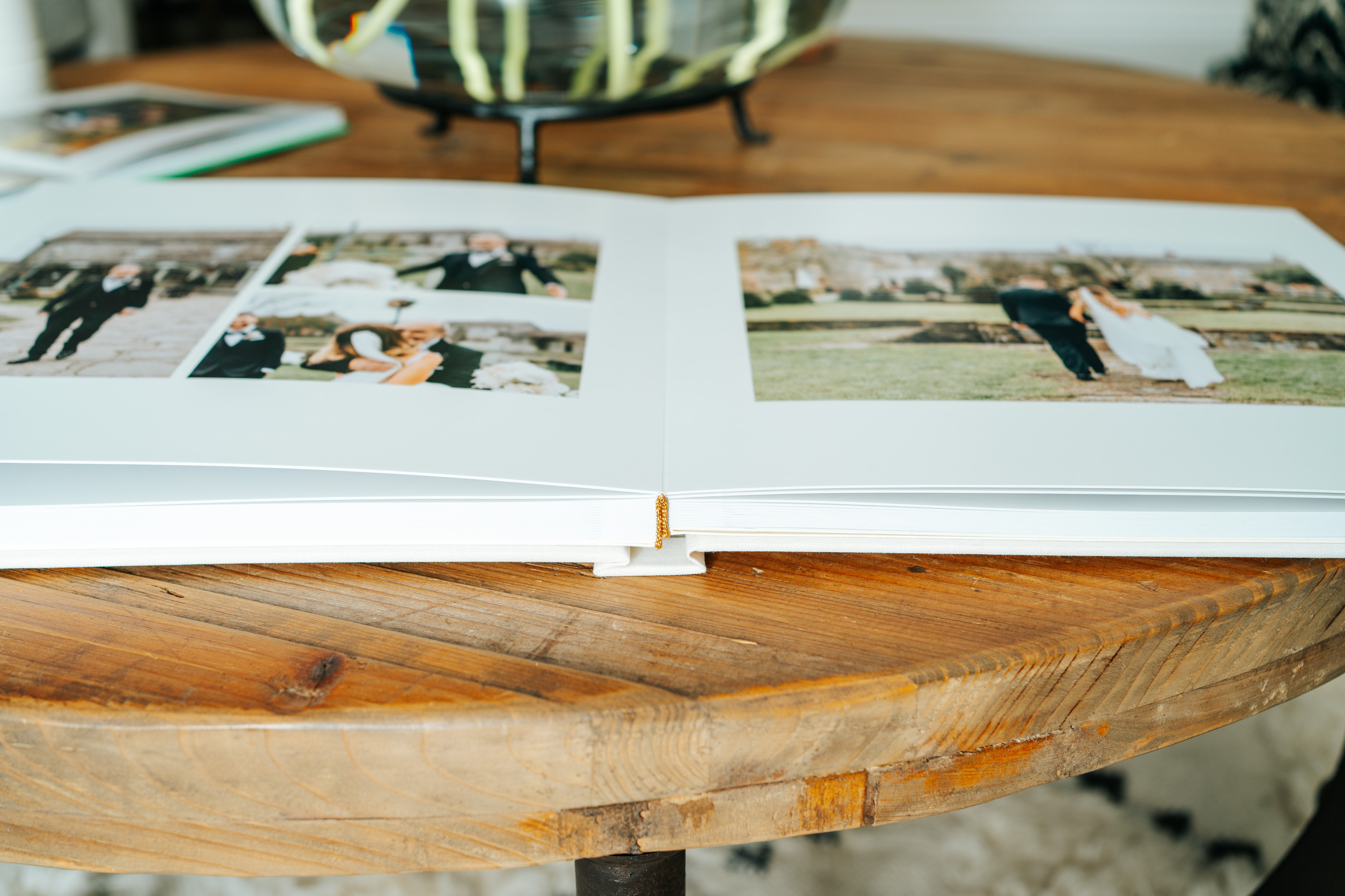 Layflat Wedding Album With Stunning Fine Art Photography