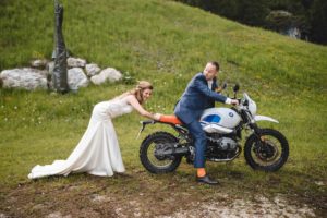 Wedding Couple BMW