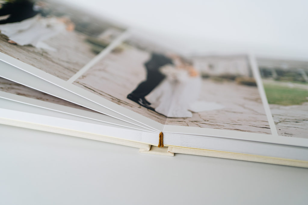 different binding choices when printing a photo book