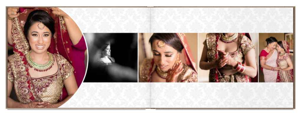 Custom Designed Wedding Photo Album Layout